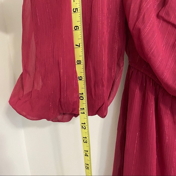 NWT Francesca’s mi ami Cold Shoulder Pink Dress - Picture 9 of 9
